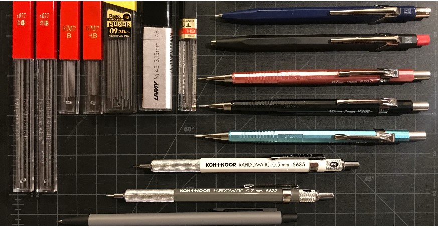 Lead Sizes for Mechanical Pencils - Blog