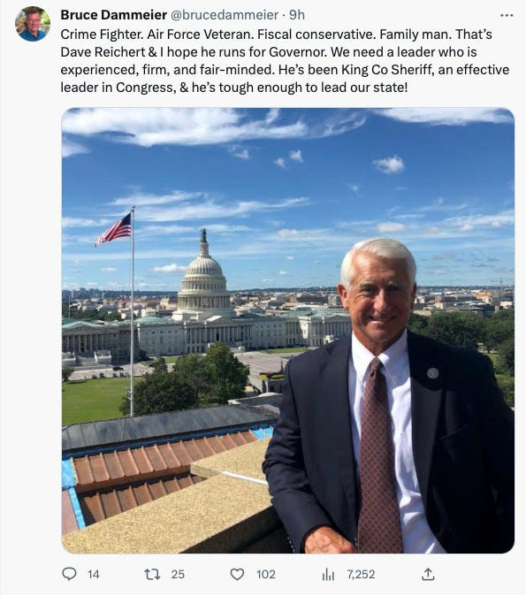 Dave Reichert For Governor? | Post Alley